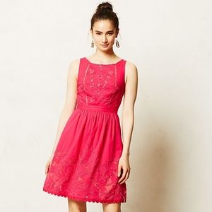 Anthropologie Rhododendron Dress